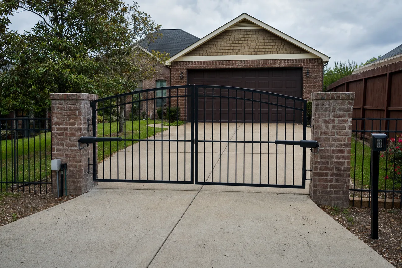 Driveway gate and operator in Bellevue, WA