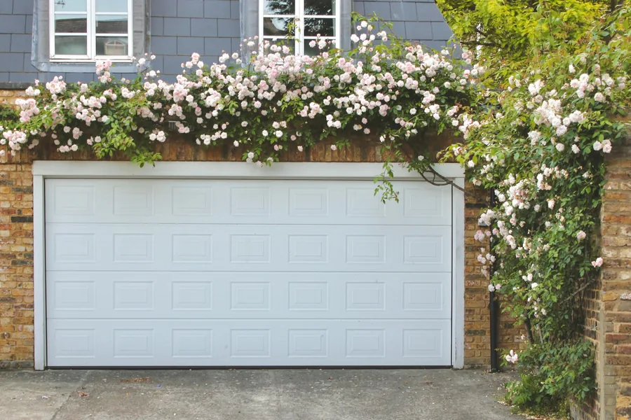 The kind of sectional garage door Swift Garage Door Repair fits in Bellevue, WA